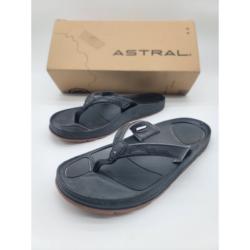 Astral Rosa Flip Flop Sandals Womens Size 7 Black Outdoor Water Hiking Thong